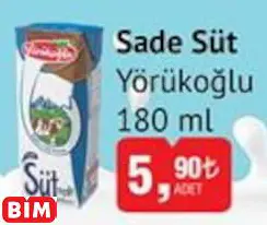 YÖRÜKOĞLU SADE SÜT